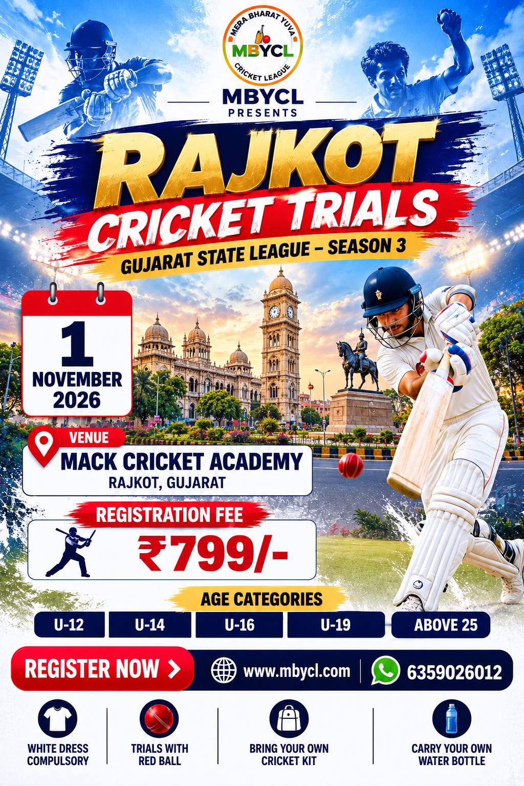 1 Nov ‘26 Rajkot